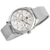 Tommy Hilfiger Mia Silver Dial Silver Mesh Bracelet Watch for Men - 1781628 Authentic Buy Shop Now