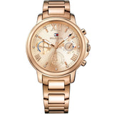 Tommy Hilfiger Claudia Rose Gold Dial Rose Gold Steel Strap Watch for Women - 1781743 Authentic Buy Shop Now