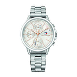 Tommy Hilfiger Carly White Dial Silver Stainless Steel Strap Watch for Women - 1781787 Authentic Buy Shop Now