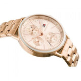 Tommy Hilfiger Carly Rose Gold Dial Rose Gold Steel Strap Watch for Women - 1781788 Authentic Buy Shop Now