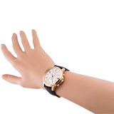 Tommy Hilfiger Claudia White Dial Black Leather Strap Watch for Women - 1781817 Authentic Buy Shop Now