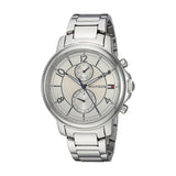 Tommy Hilfiger Claudia White Dial Silver Steel Strap Watch for Women - 1781819 Authentic Buy Shop Now