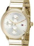 Tommy Hilfiger Blake White Dial Gold Steel Strap Watch for Women - 1781905 Authentic Buy Shop Now
