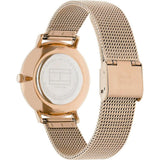 Tommy Hilfiger Jenna Quartz Rose Gold Dial Rose Gold Mesh Bracelet Watch For Women - 1781944 Authentic Buy Shop Now