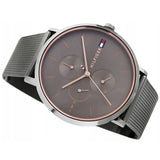 Tommy Hilfiger Jenna Multifunction Grey Dial Grey Mesh Bracelet Watch For Women - 1781945 Authentic Buy Shop Now
