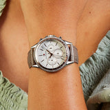 Tommy Hilfiger Ari Diamonds White Dial Grey Leather Strap Watch for Women - 1781980 Authentic Buy Shop Now