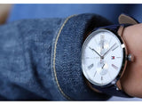 Tommy Hilfiger Jenna White Dial Blue Leather Strap Watch for Women - 1782072 Authentic Buy Shop Now