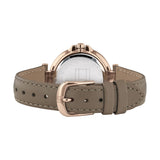 Tommy Hilfiger Angela Quartz Silver Dial Brown Leather Strap Watch for Women - 1782125 Authentic Buy Shop Now