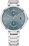 Tommy Hilfiger Angela Blue Dial Silver Steel Strap Watch for Women - 1782126 Authentic Buy Shop Now