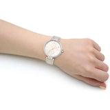 Tommy Hilfiger Angela Chronograph Pink Dial Two Tone Steel Strap Watch for Women - 1782127 Authentic Buy Shop Now