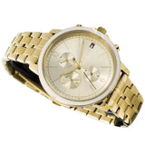 Tommy Hilfiger Madison Quartz Gold Dial Gold Steel Strap Watch For Women - 1782189 Authentic Buy Shop Now