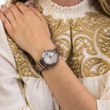 Tommy Hilfiger Lynn Quartz White Dial Two Tone Steel Strap Watch For Women - 1782236 Authentic Buy Shop Now