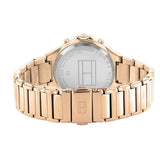 Tommy Hilfiger Eve Chronograph Quartz Grey Dial Rose Gold Steel Strap Watch For Women - 1782277 Authentic Buy Shop Now