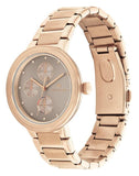 Tommy Hilfiger Joy Chronograph Gold Dial Gold Steel Strap Watch For Women - 1782533 Authentic Buy Shop Now