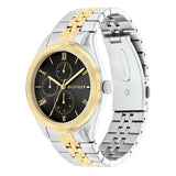 Tommy Hilfiger Monica Chronograph Black Dial Two Tone Steel Strap Watch For Women - 1782591 Authentic Buy Shop Now