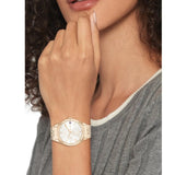 Tommy Hilfiger Monica Quartz White Dial Gold Steel Strap Watch For Women - 1782593 Authentic Buy Shop Now