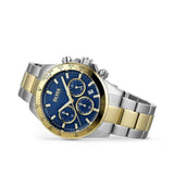 Hugo Boss Hero Blue Dial Two Tone Steel Strap Watch for Men - 1513767 Authentic Buy Shop Now