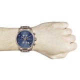 Hugo Boss Skymaster Blue Dial Brown Steel Strap Watch for Men - 1513788 Authentic Buy Shop Now