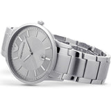 Emporio Armani Renato Quartz Silver Dial Silver Steel Strap Watch For Men - AR11189 Authentic Buy Shop Now