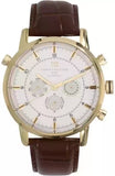 Tommy Hilfiger Harrison White Dial Brown Leather Strap Watch for Men - 1790874 Authentic Buy Shop Now