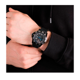 Tommy Hilfiger Sport Multifunction Black Dial Black Rubber Strap Watch for Men - 1790983 Authentic Buy Shop Now