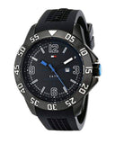 Tommy Hilfiger Sport Multifunction Black Dial Black Rubber Strap Watch for Men - 1790983 Authentic Buy Shop Now