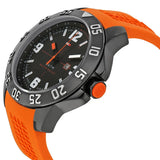 Tommy Hilfiger Cole Black Dial Orange Rubber Strap Watch for Men - 1790985 Authentic Buy Shop Now