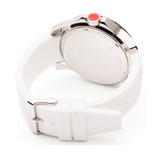 Tommy Hilfiger Sport Black Dial White Rubber Strap Watch for Men - 1790986 Authentic Buy Shop Now
