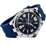 Tommy Hilfiger Drew Black Dial Black Rubber Strap Watch for Men - 1791062 Authentic Buy Shop Now
