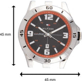 Tommy Hilfiger Drew Black Dial Black Rubber Strap Watch for Men - 1791064 Authentic Buy Shop Now