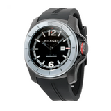 Tommy Hilfiger Windsurf Black Dial Black Rubber Strap Watch for Men- 1791114 Authentic Buy Shop Now