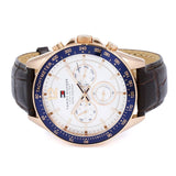 Tommy Hilfiger Luke Quartz White Dial Brown Leather Strap Watch for Men - 1791118 Authentic Buy Shop Now