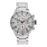 Tommy Hilfiger Trent Multifunction White Dial Silver Steel Strap Watch for Men - 1791140 Authentic Buy Shop Now