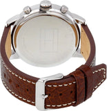 Tommy Hilfiger Jake Multifunction White Dial Brown Leather Strap Watch for Men - 1791230 Authentic Buy Shop Now