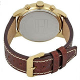 Tommy Hilfiger Jake Quartz White Dial Brown Leather Strap Watch for Men - 1791231 Authentic Buy Shop Now