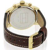 Tommy Hilfiger Jake Quartz White Dial Brown Leather Strap Watch for Men - 1791231 Authentic Buy Shop Now