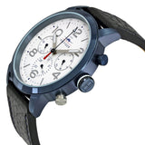 Tommy Hilfiger Jake Multi Function Quartz White Dial Black Leather Strap Watch for Men - 1791235 Authentic Buy Shop Now