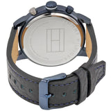 Tommy Hilfiger Jake Multi Function Quartz White Dial Black Leather Strap Watch for Men - 1791235 Authentic Buy Shop Now