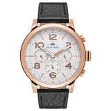 Tommy Hilfiger Jake Multifunction White Dial Black Leather Strap Watch for Men - 1791236 Authentic Buy Shop Now