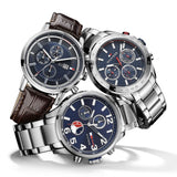 Tommy Hilfiger Jackson Chronograph Blue Dial Silver Steel Strap Watch for Men - 1791242 Authentic Buy Shop Now