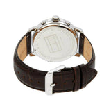 Tommy Hilfiger Deacon White Dial Brown Leather Strap Watch for Men - 1791550 Authentic Buy Shop Now
