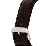 Tommy Hilfiger Keagan Chronograph Blue Dial Brown Leather Strap Watch for Men - 1791290 Authentic Buy Shop Now