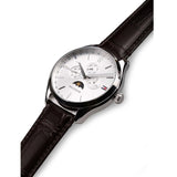 Tommy Hilfiger Oliver Quartz White Dial Brown Leather Strap Watch for Men - 1791304 Authentic Buy Shop Now