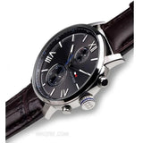 Tommy Hilfiger Aiden Quartz Black Dial Brown Leather Strap Watch for Men - 1791309 Authentic Buy Shop Now