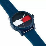 Tommy Hilfiger Denim Quartz Blue Dial Blue Rubber Strap Watch for Men - 1791322 Authentic Buy Shop Now