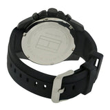 Tommy Hilfiger Decker Black Dial Black Rubber Strap Watch for Men - 1791352 Authentic Buy Shop Now