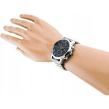 Tommy Hilfiger Kane Chronograph Grey Dial Silver Steel Strap Watch for Men - 1791397 Authentic Buy Shop Now