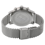Tommy Hilfiger Kane Quartz Blue Dial Silver Mesh Bracelet Watch for Men - 1791398 Authentic Buy Shop Now