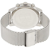 Tommy Hilfiger Kane Quartz Blue Dial Silver Mesh Bracelet Watch for Men - 1791398 Authentic Buy Shop Now