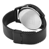 Tommy Hilfiger Damon Quartz Black Dial Black Mesh Bracelet Watch for Men - 1791420 Authentic Buy Shop Now